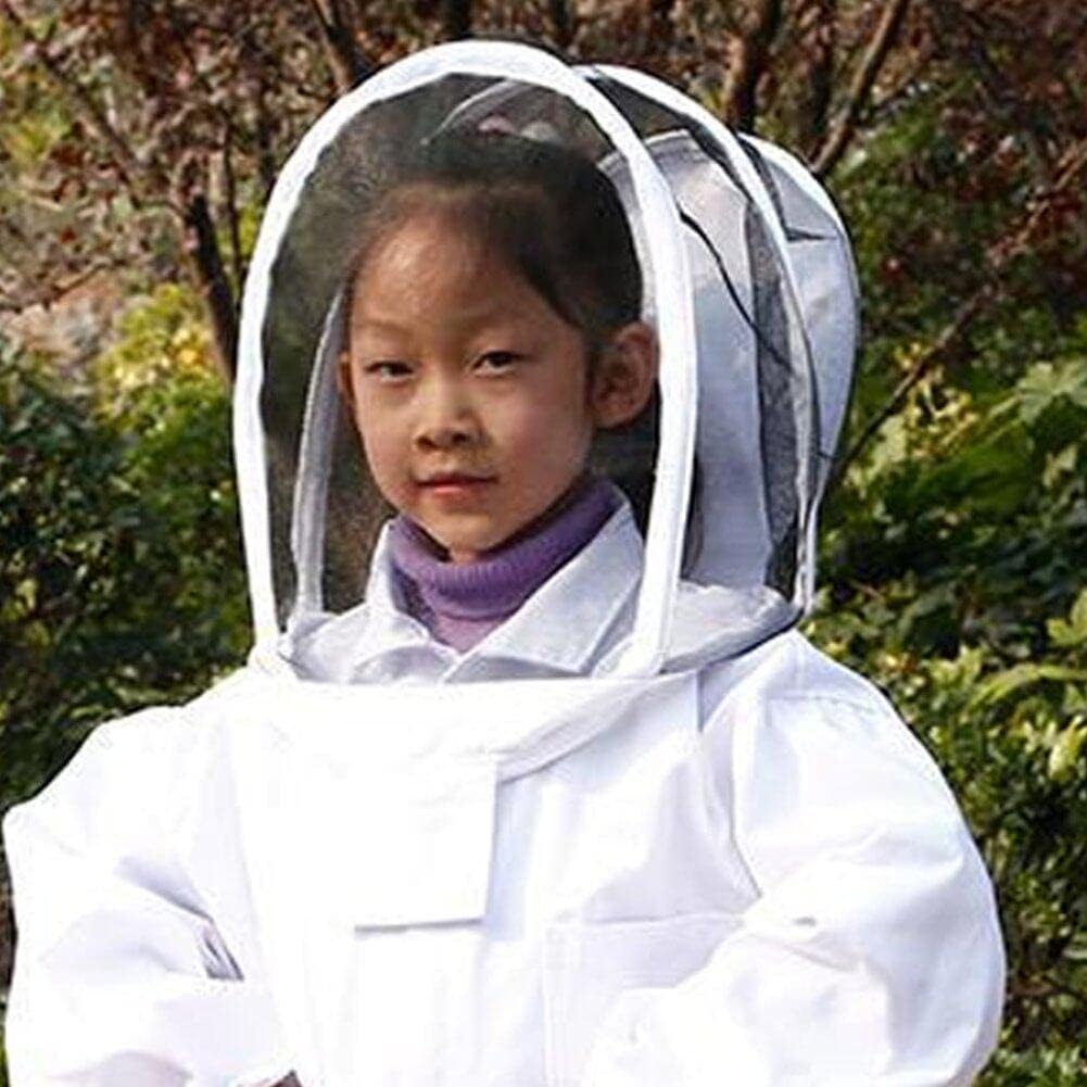 Vêtements D'apiculture, Blanc Vêtements d'apiculture protecteurs pour Enfants, Protection De l'enfant Taille M 1,2 mètre hauteur recommandée 80-130cm - 7