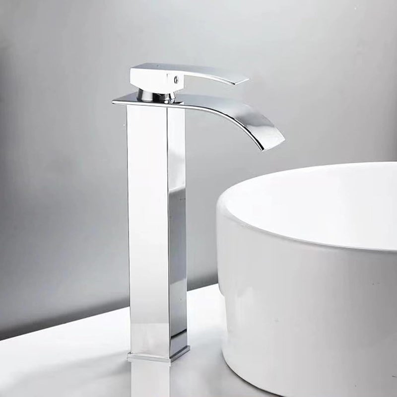 Bateria, bateria zlewozmywakowa wodospadowa czarna + złota jednouchwytowa bateria zlewozmywakowa łazienkowa bateria łazienkowa