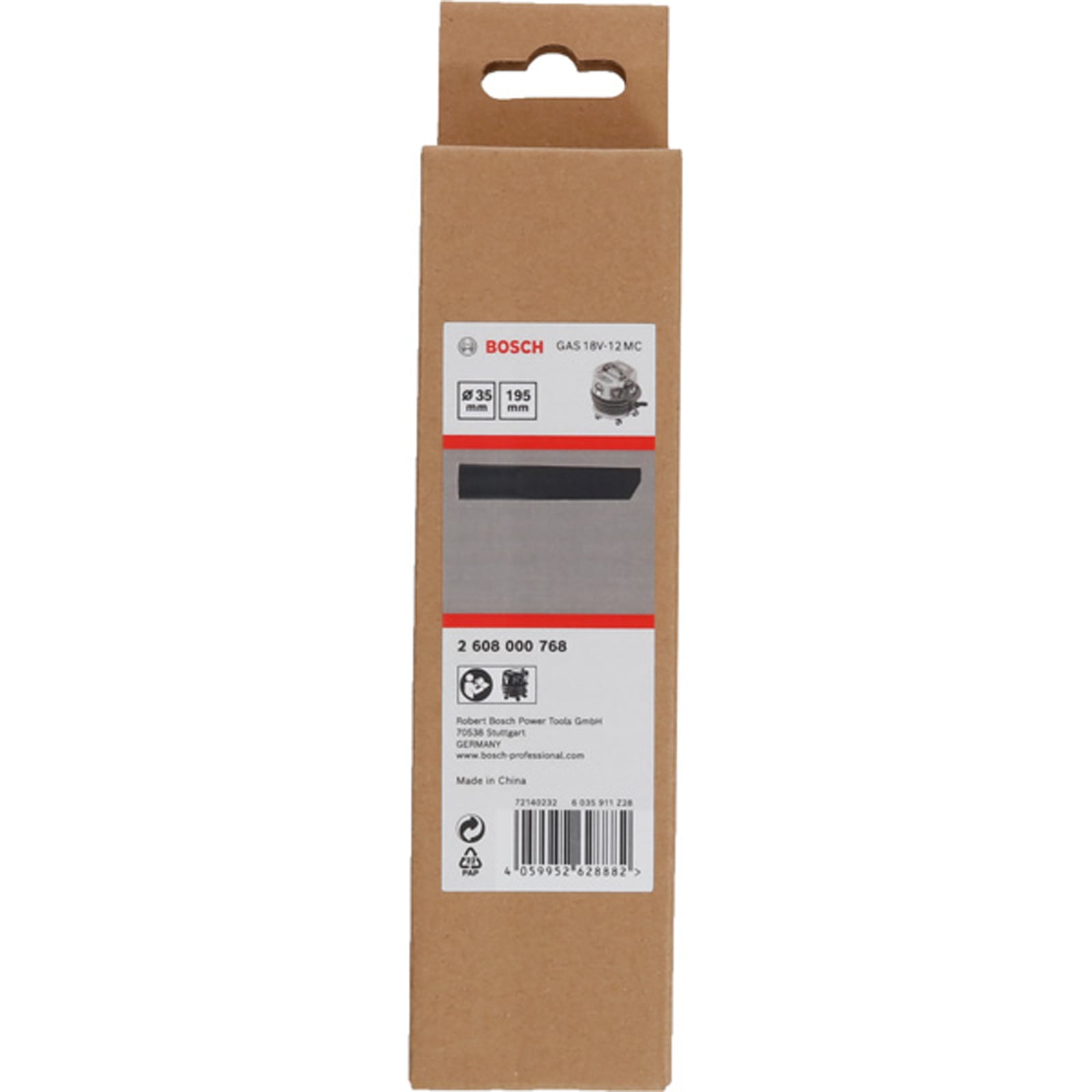 Dysza szczelinowa Bosch, 40 x 40 x 194 mm. Do odkurzaczy - 2608000768 - 3
