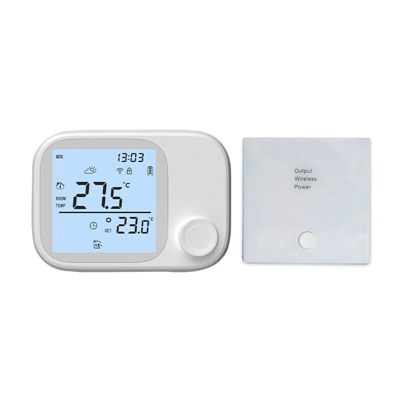 Thermostat programmable sans fil avec écran LCD, facile à installer — free download