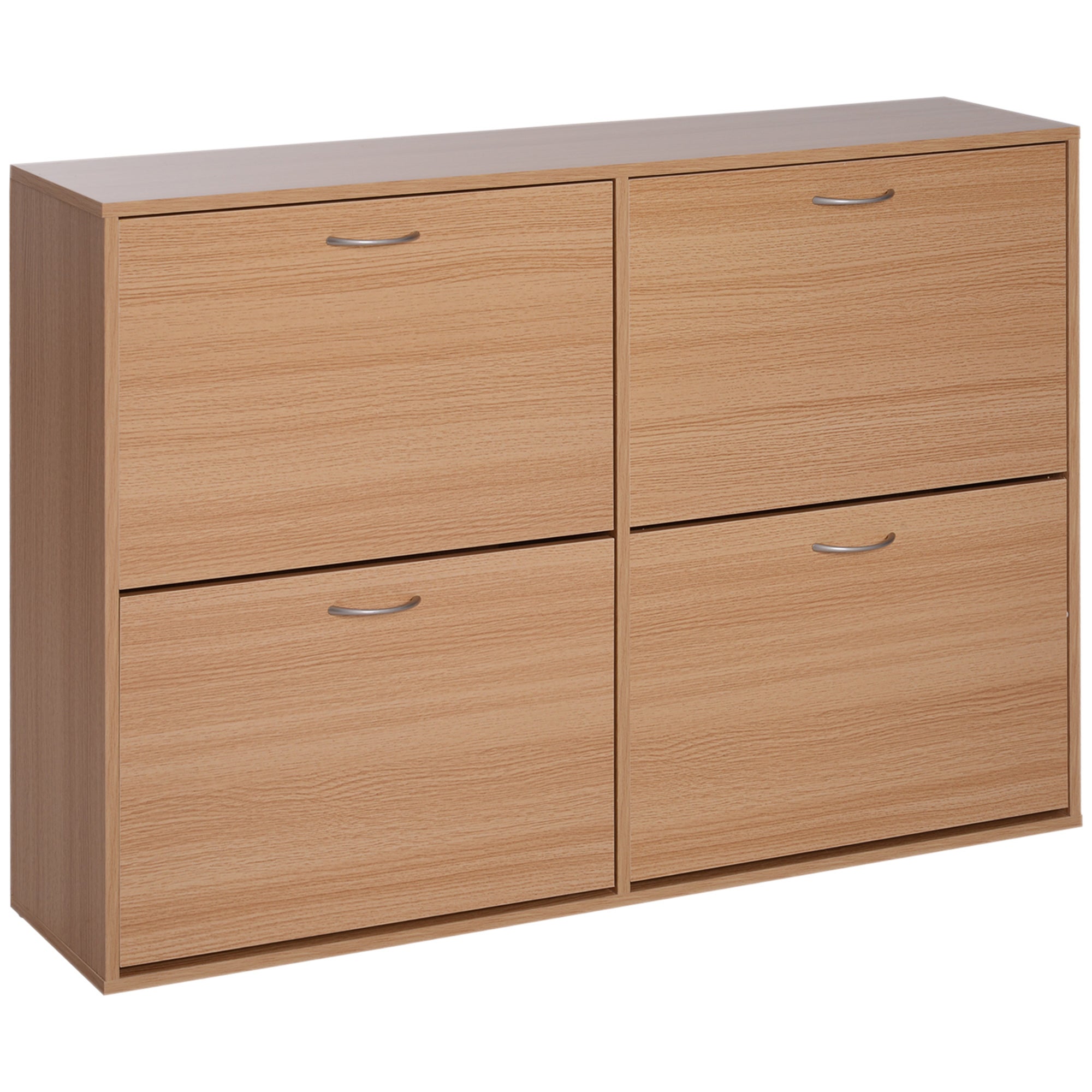 Homcom Dulap Pantofi Lemn 120×24×81 cm – Capacitate 24 Perechi | Aosom Romania