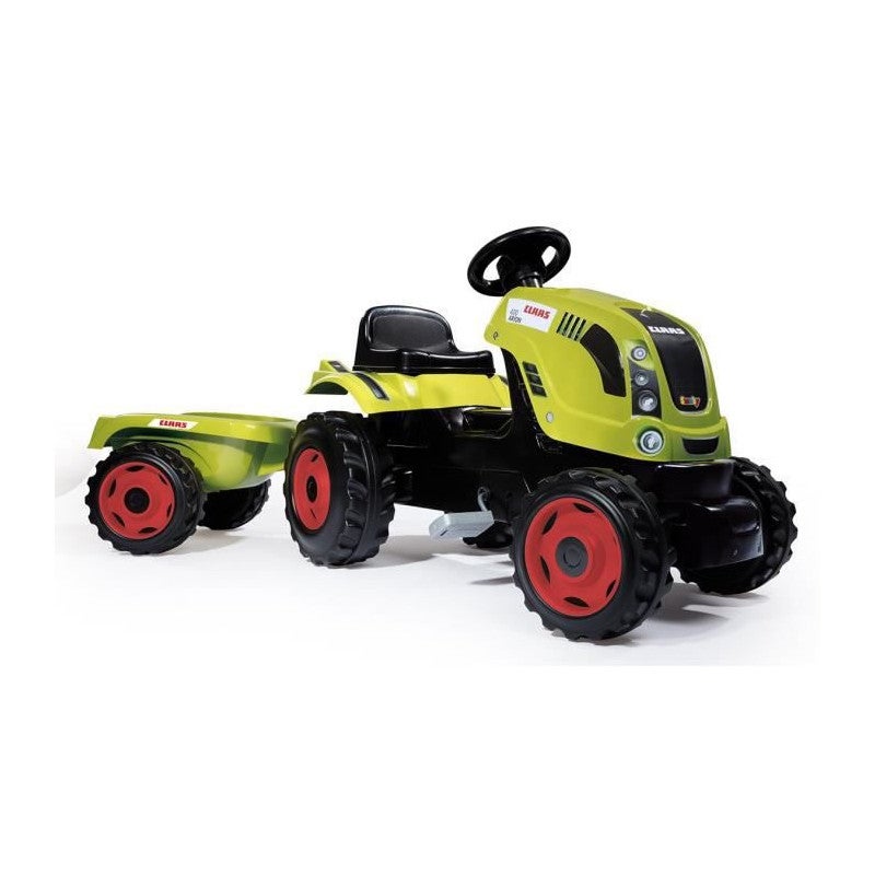 Traktor Zabawka dla Dzieci Claas z Przyczepą Przyczepa XL Smoby