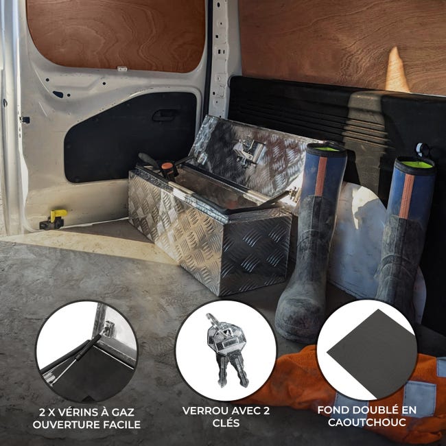 ALUBOX ® Cassetta In Alluminio Sabbia Beige Cassetta Di Trasporto Richiudibile C - Foto 7