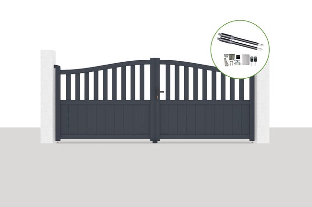 Portail électrique avec portillon | Guide en détails