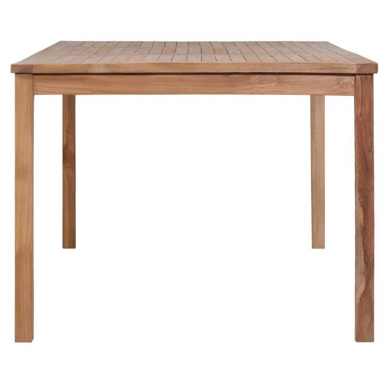 Table de jardin teck massif clair Leez 200cm - 2