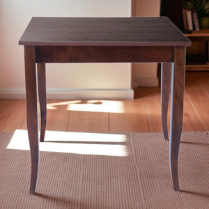 Tavolo Fisso In Legno 80x80 Cm - Per Sala Da Pranzo O Cucina, Stile Rustico, Gambe In Faggio - Foto 8