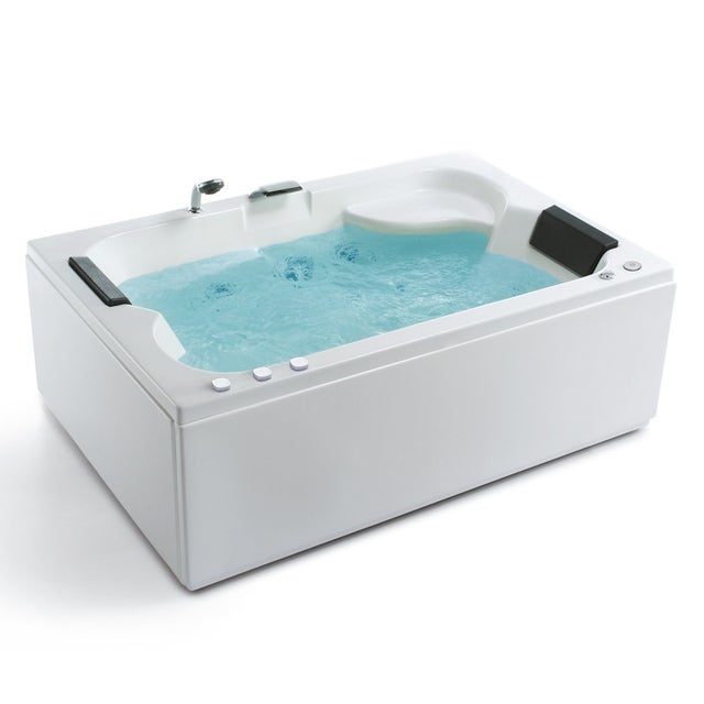 Baignoire balnéo rectangulaire 2 places 180x120 cm BOUNTY IMASSAGE