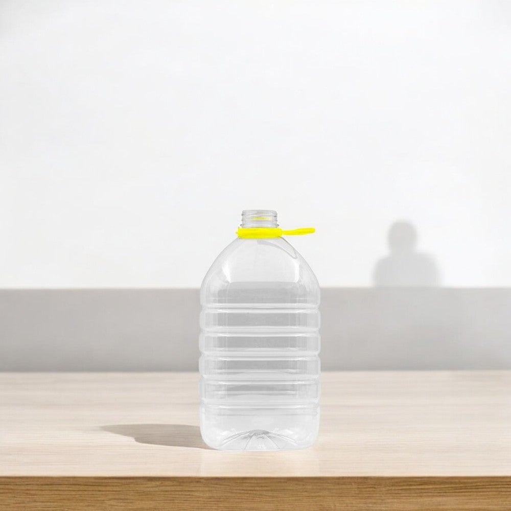 Lubrisolve 5 litri di tanica in HDPE e rubinetto a leva di erogazione (38 mm) – Contenitore grande per bottiglie d'acqua nero