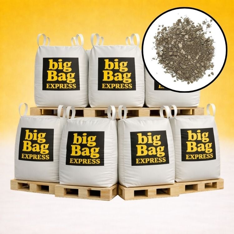 PACK 7 X BIG BAG de +/- 1,5T Sable à Tranchée Gris Ø 0/6 mm - Livraison ...