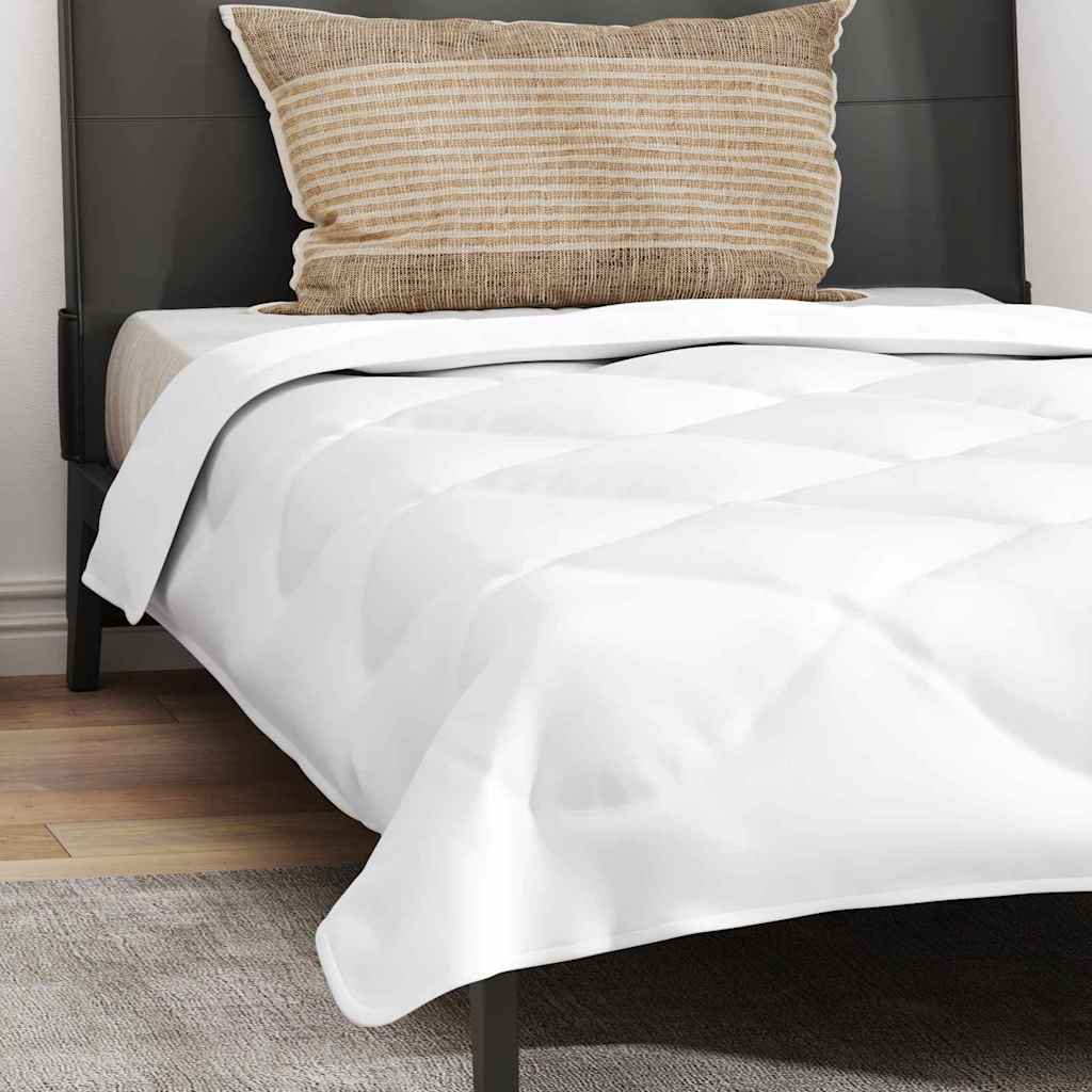 Couette avec oreiller | Duvet Blanc 155 x 200 cm Microfibre - 5