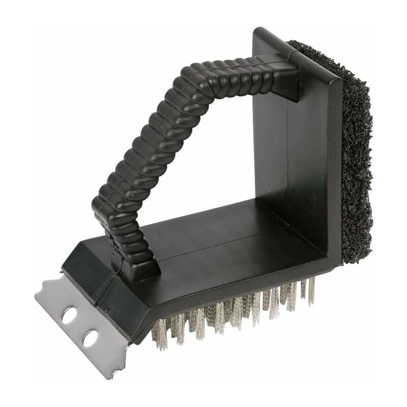 Akcesoria do narzędzi do grillowania ze stali nierdzewnej, szczotka do czyszczenia grilla, wielofunkcyjna szczotka druciana do grilla