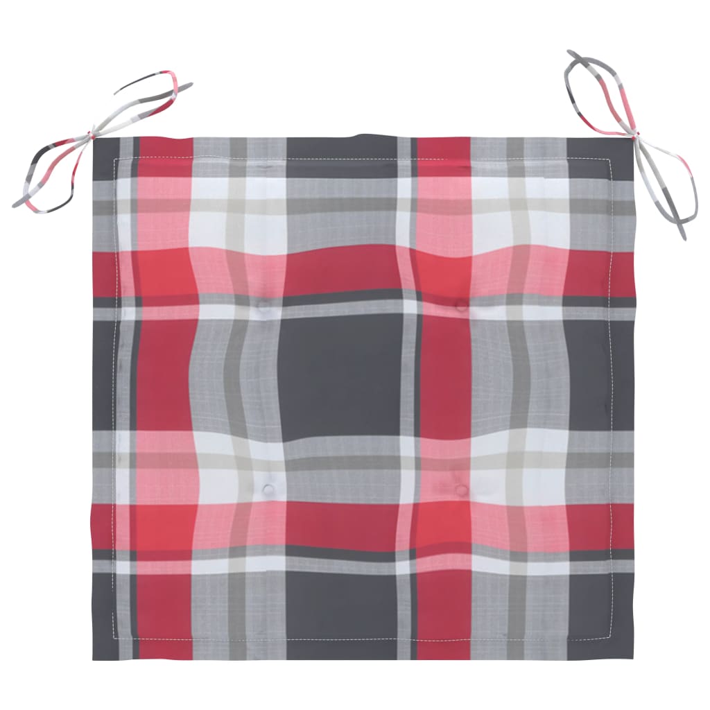 Lot de 3 Chaises à dîner de jardin | Siège de Terrasse | Chaise d'extérieur avec coussins Acacia massif CFW602158 - 8