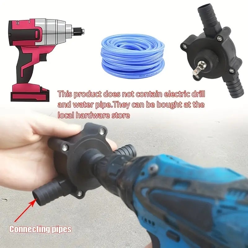 Bomba de taladro eléctrica portátil, bombas centrífugas autocebantes, Mini bomba de transferencia de agua líquida autocebante, 1 Uds. - 3