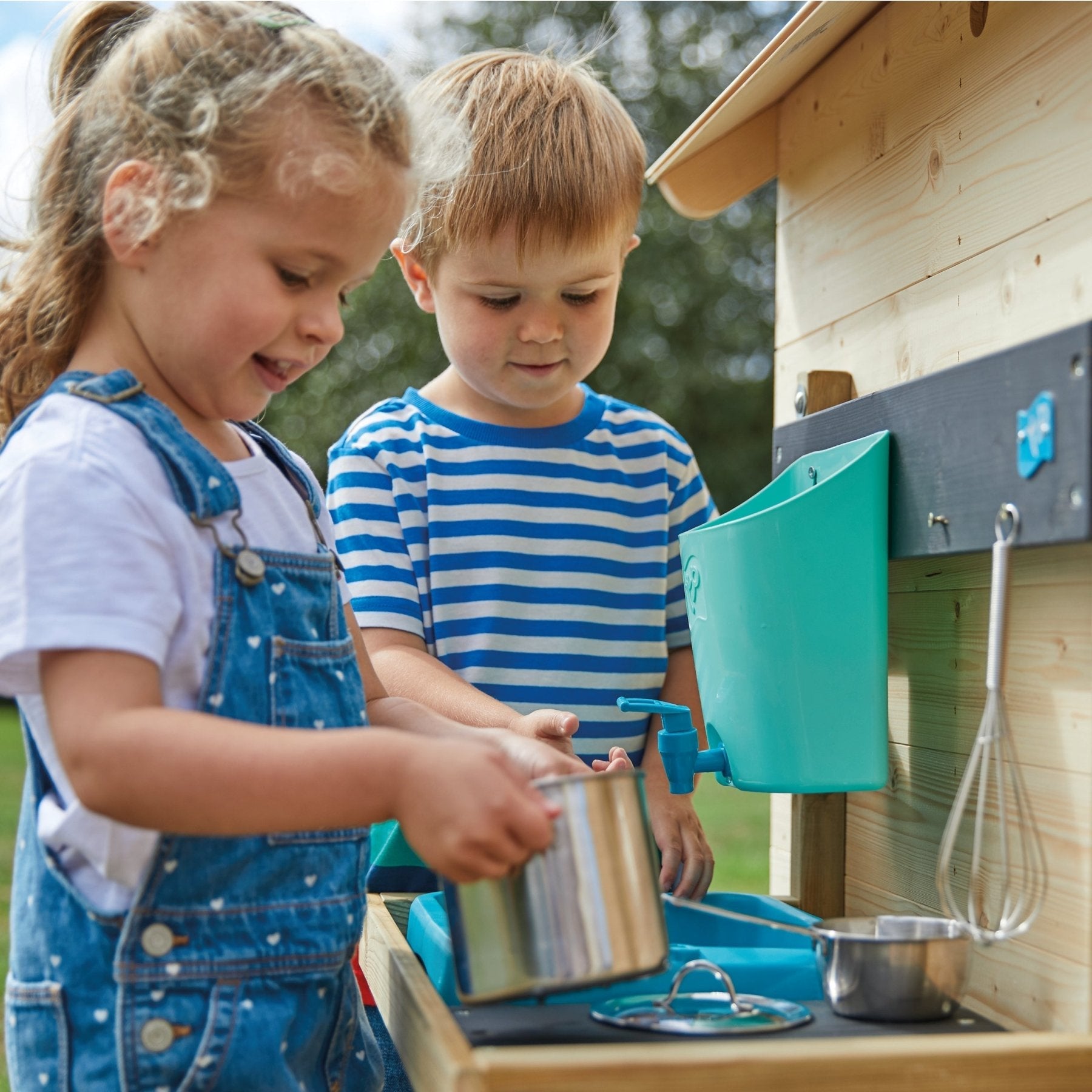 Cabane enfant avec cuisine extérieure - bois FSC® - CHALET PRAIRIE - 5