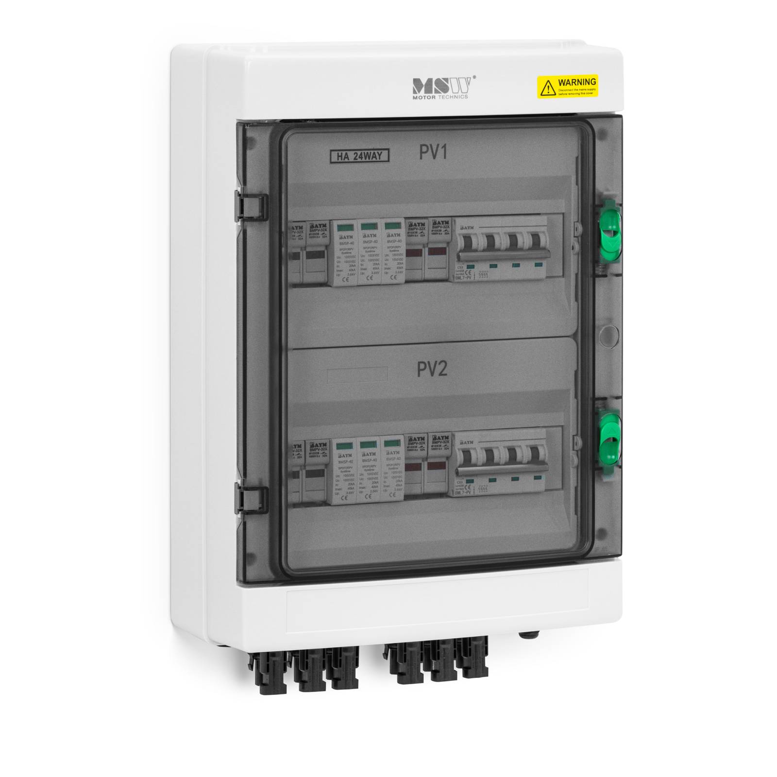 Coffret de protection DC photovoltaïque MSW Entrées 4 Sorties — free download