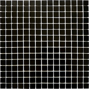 MOSAIQUE SIMILIS NOIR TRAME NYLON 1 PLAQUE 32,7 x 32,7 CM CASA LINEA Leroy Merlin Les bons plans des petits projets avant l'été