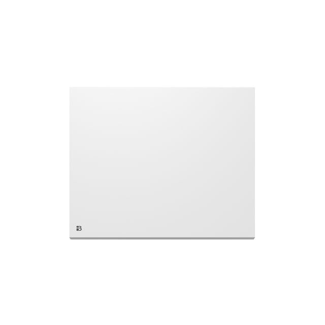 Radiateur électrique fixe connecté WIFI à inertie sèche céramique 500W Bestherm NESSA CONNECT horizontal blanc
