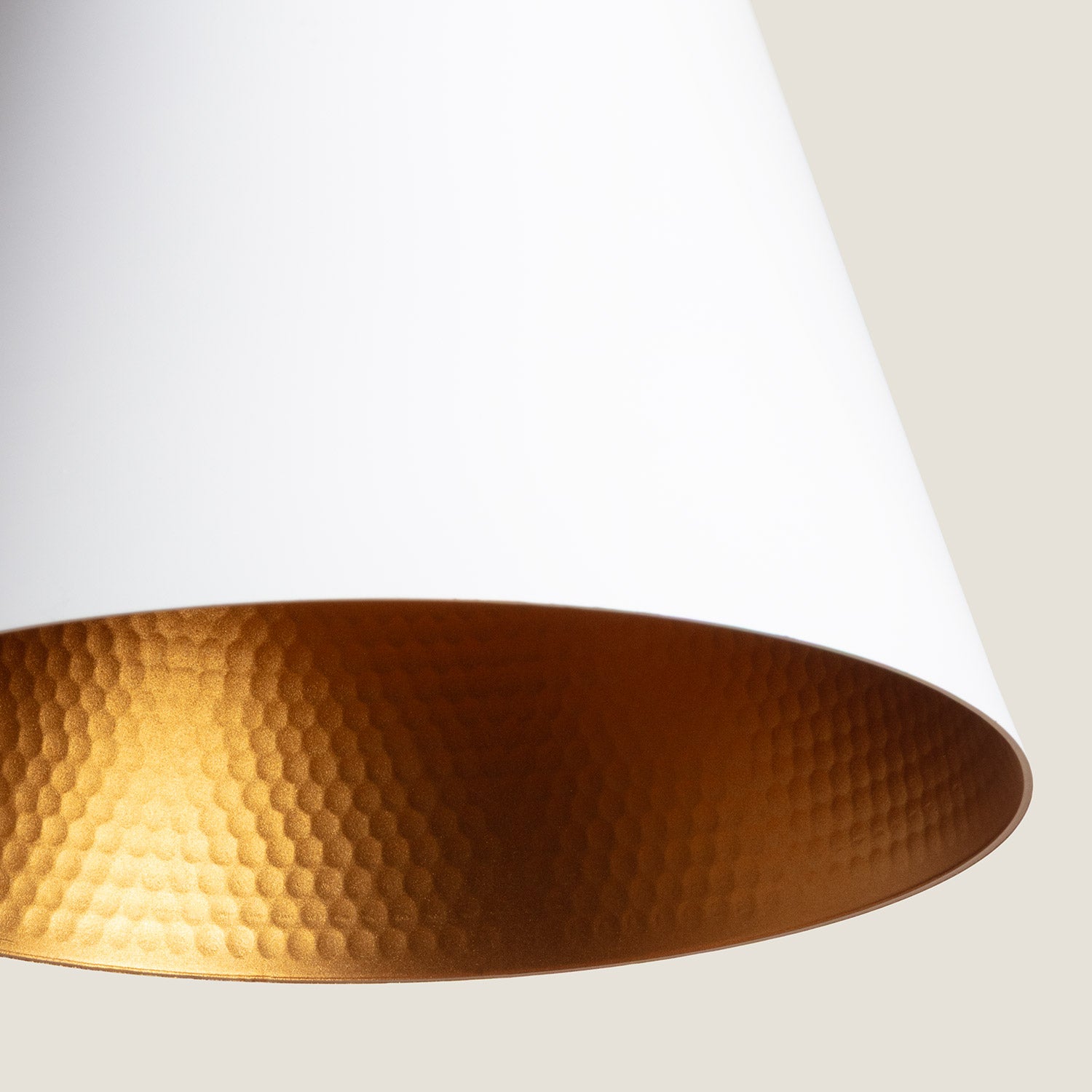 Lustre Suspension Métal Lennon | Conique Vintage Design Années 60 | Compatible Ampoule LED E27 | Aluminium Durable | Réglable en Hauteur, - 8