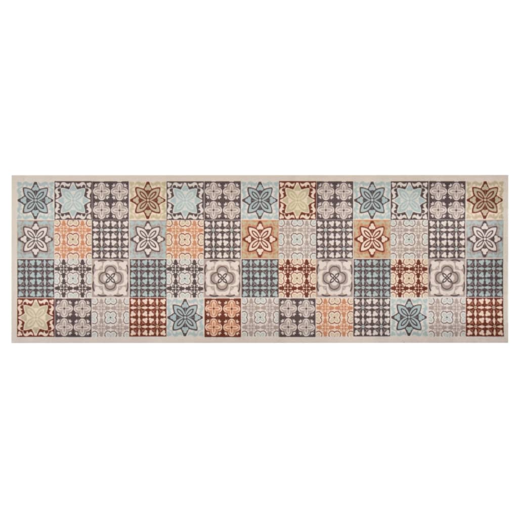 Kuchenny dywanik podłogowy Mosaic Colour, 45x150 cm vidaXL