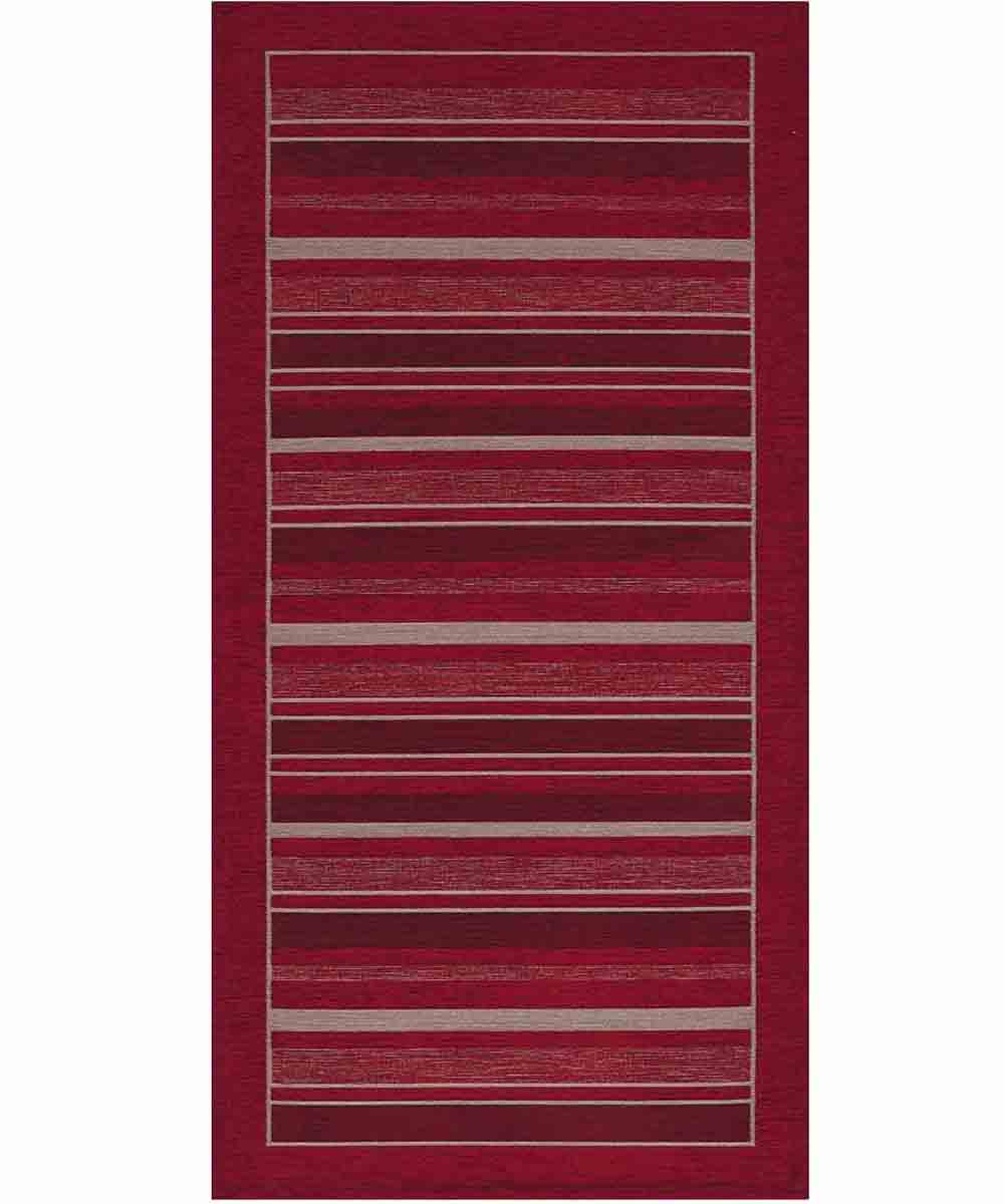 Dywan welurowy antypoślizgowy STYLE 55x140 cm CZERWONY | GalleriaFarah1970
