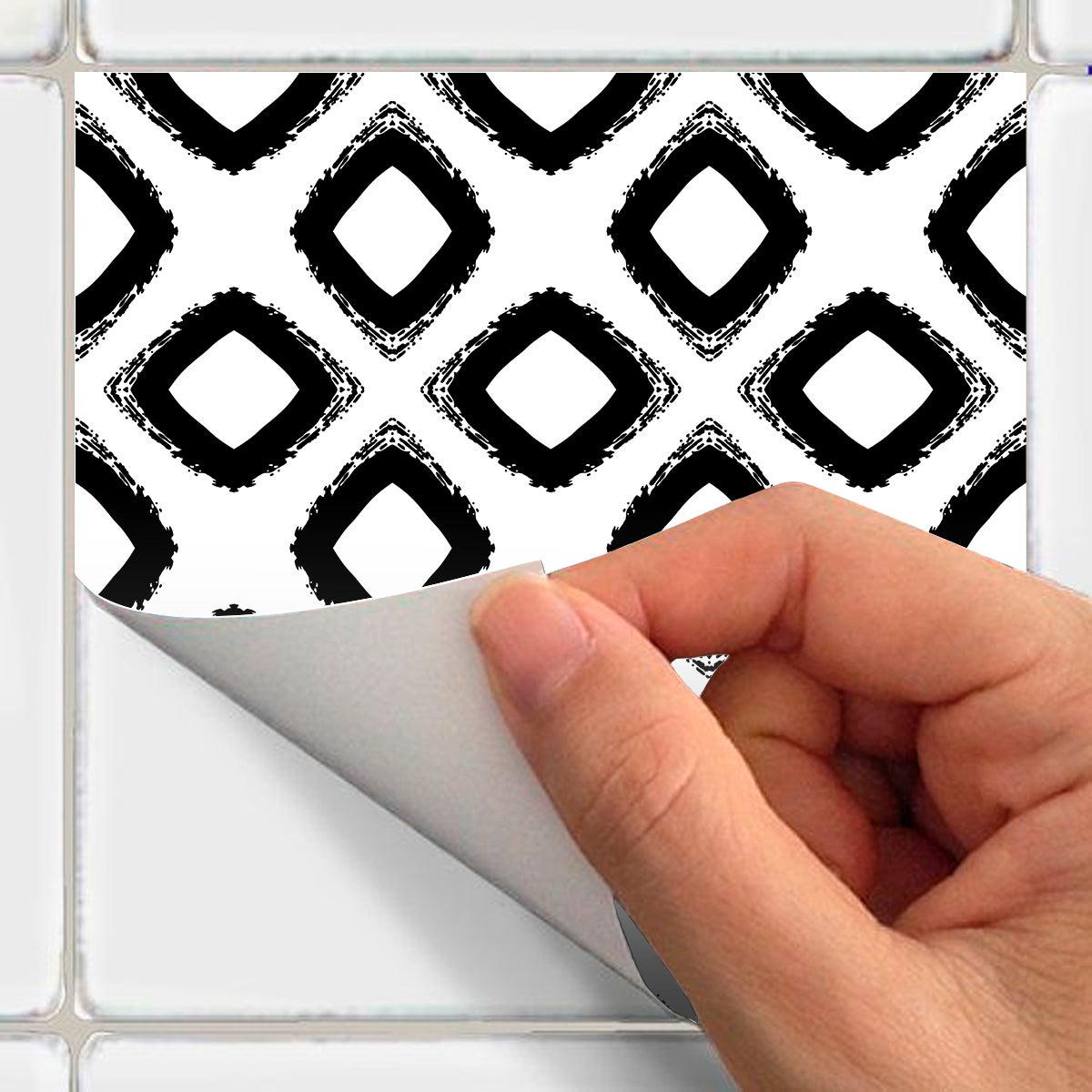 9 adesivi piastrelle etnico Kisangani - Sticker adesivo - adesivi murali - 9stickers10x10cm - 4