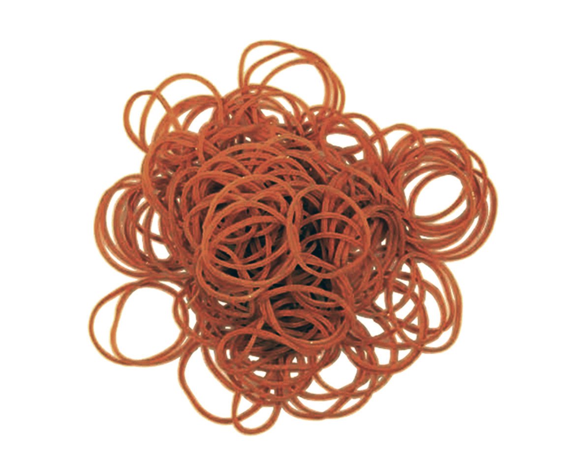 Elastici Per Capelli Piccoli 4 Mm, 20 Pezzi Arancioni, Morbidi E Senza Strappi, Per Bambini E Trecce, Diametro 4,5 Cm