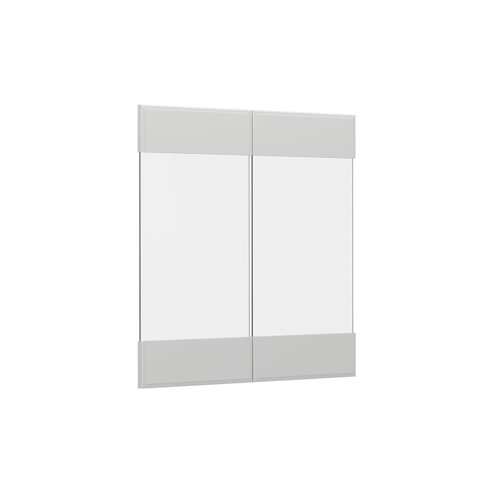 Vicco  Frente De Cocina R-Line, Casa De Campo, 59.2 X 59 Cm Frente De Mueble Para Armario Mural Con Vitrina Blanco , Leroy Merlin