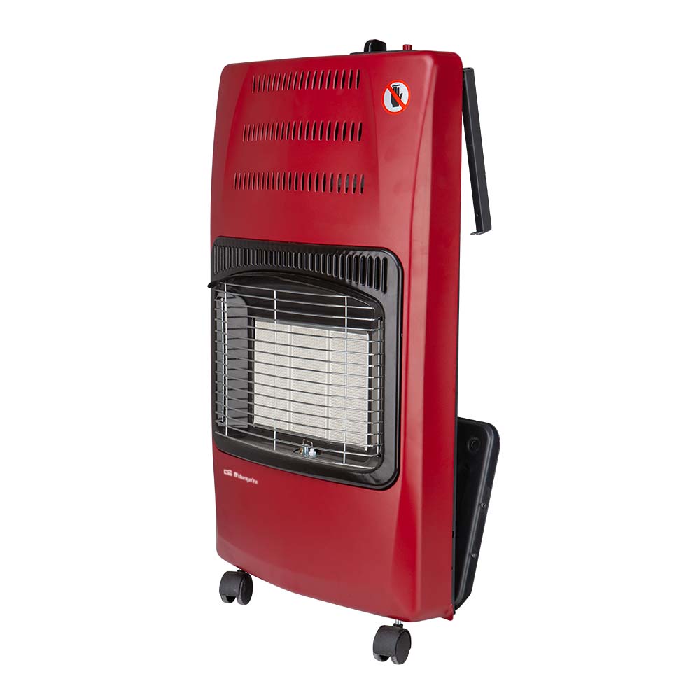 Estufa Cerámica plegable Orbegozo HCE 62, triple sistema de seguridad,asas trasporte, tres niveles potencia, 4200 W - 6