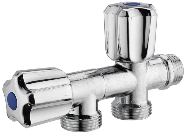 Nez de robinet double sortie mâle 3/4 (20x27)