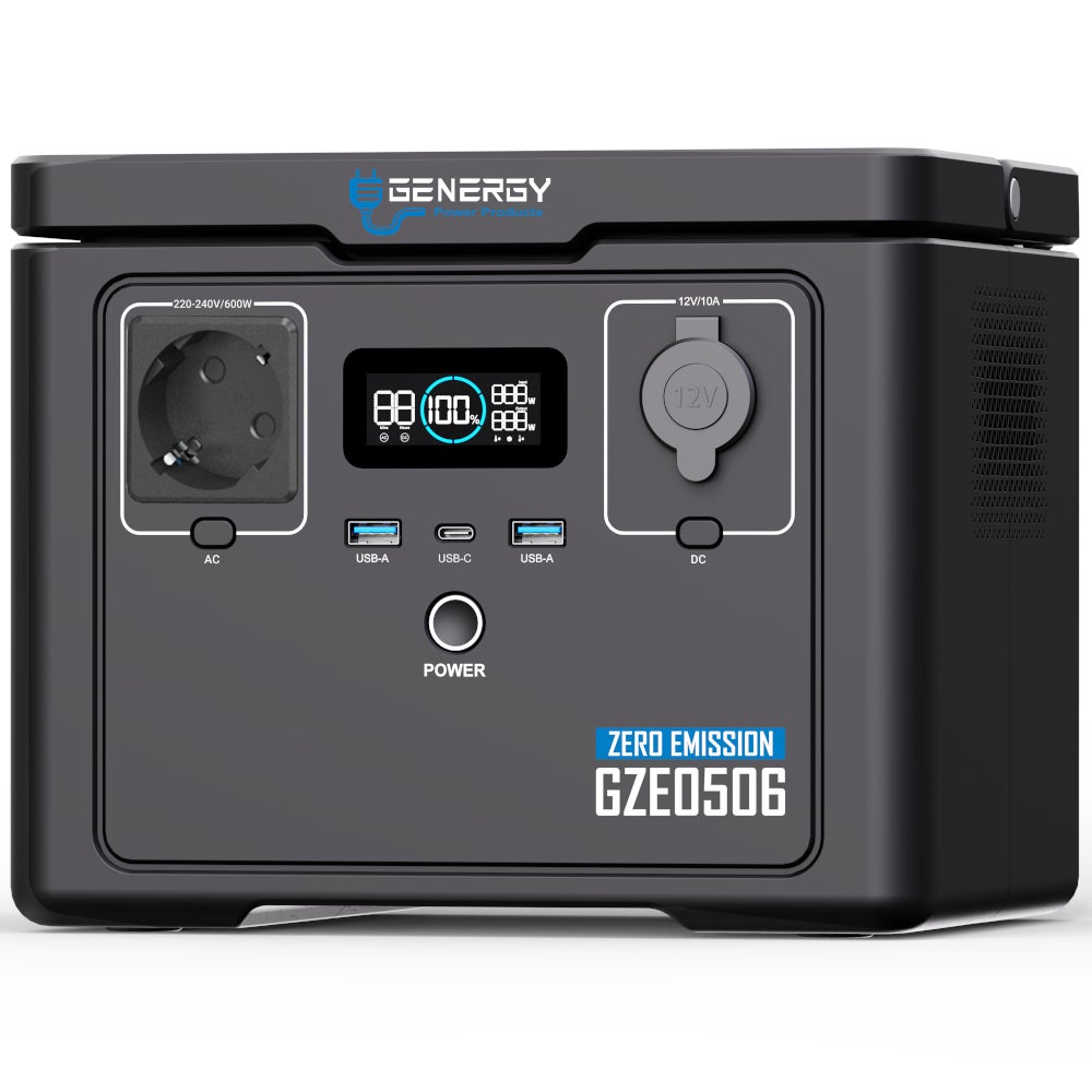 Centrale Elettrica Portatile 700W (Picco 1000W), 519.48Wh MPPT Solar Generator Batteria 150W Power Station Portatile da Campeggio per Partito Generatore Elettrico Emergenza Portatile