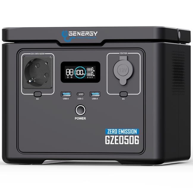 Centrale Elettrica Portatile 700W (Picco 1000W), 519.48Wh MPPT Solar Generator Batteria 150W Power Station Portatile da Campeggio per Partito Generatore Elettrico Emergenza Portatile Centrale Elettrica Portatile 700W (Picco 1000W), 519.48Wh MPPT Solar Generator Batteria 150W Power Station Portatile da Campeggio per Partito Generatore Elettrico Emergenza Portatile