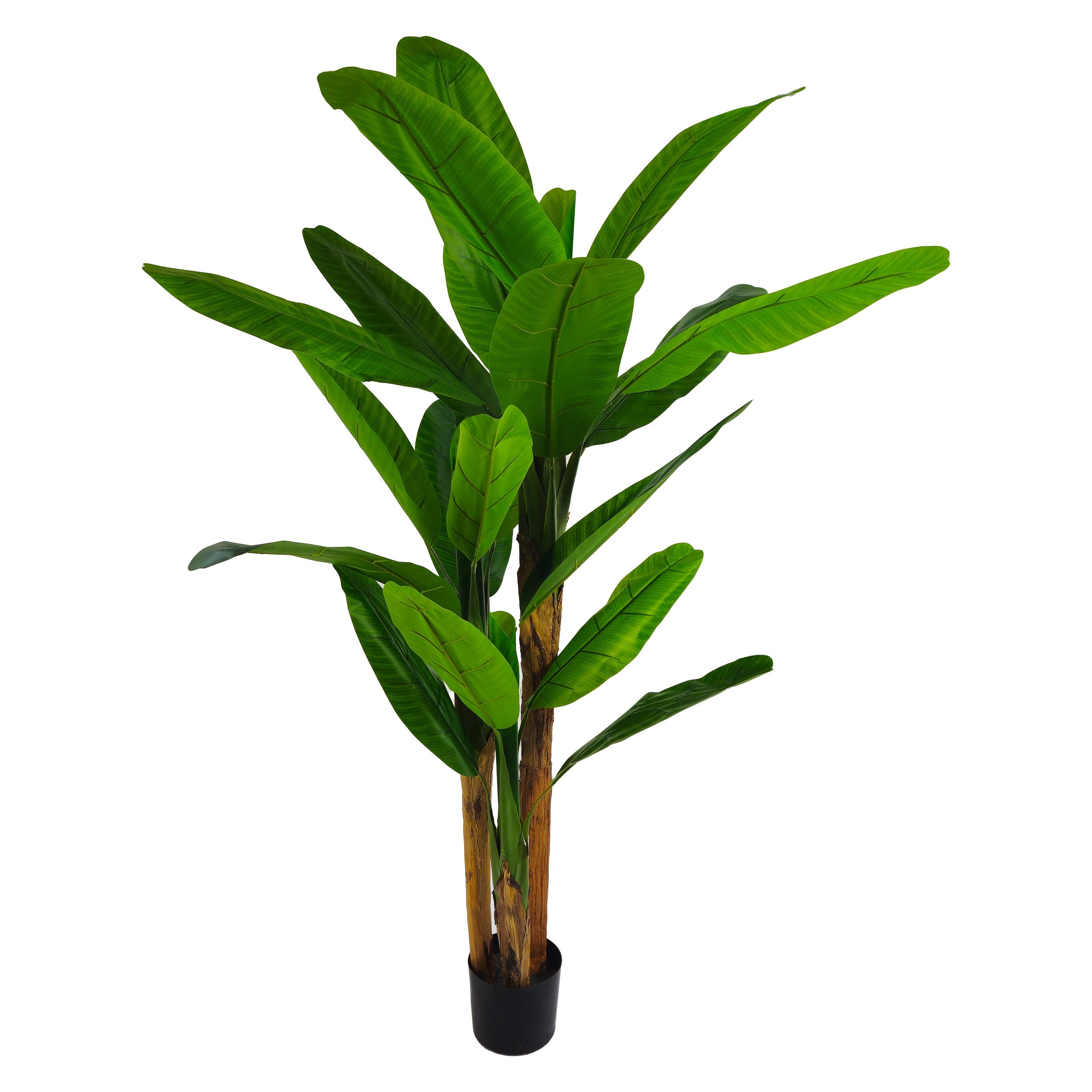 Tecnokit  Planta De Plátano Artificial Para Interior Y Exterior 210 Cm Verde/Negro , Leroy Merlin
