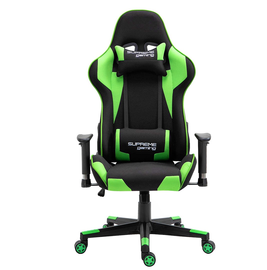 Fotel regulowany gamingowy PlayMaker Black-Green