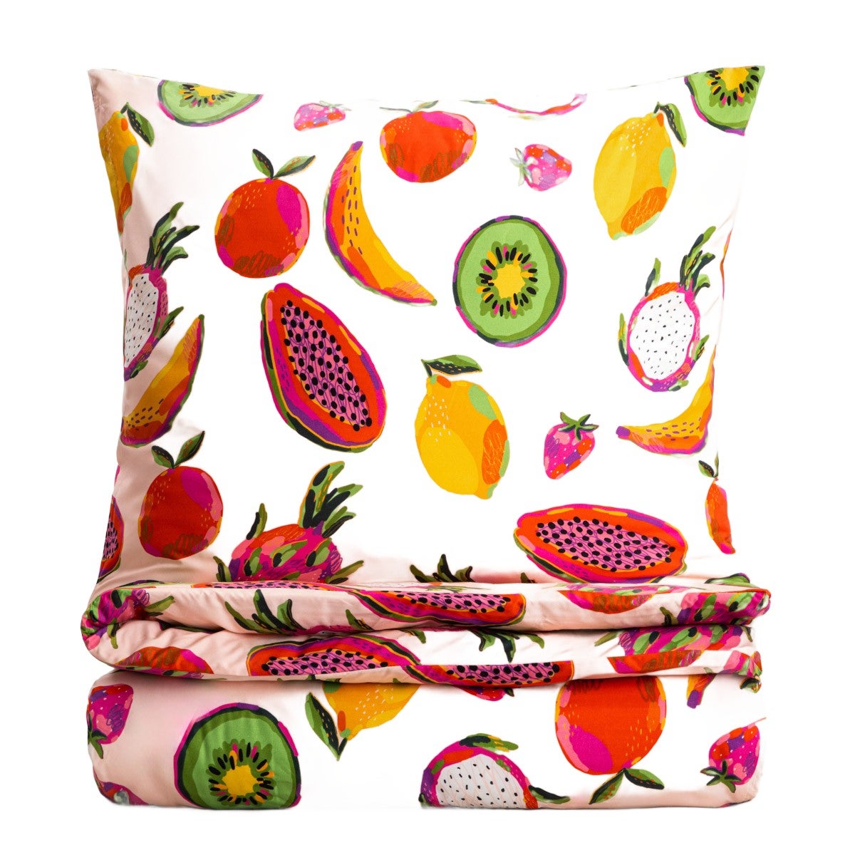 Pościel FRUTTI z mikrofibry w owoce 140x200 + 1*70x80 cm HOMLA