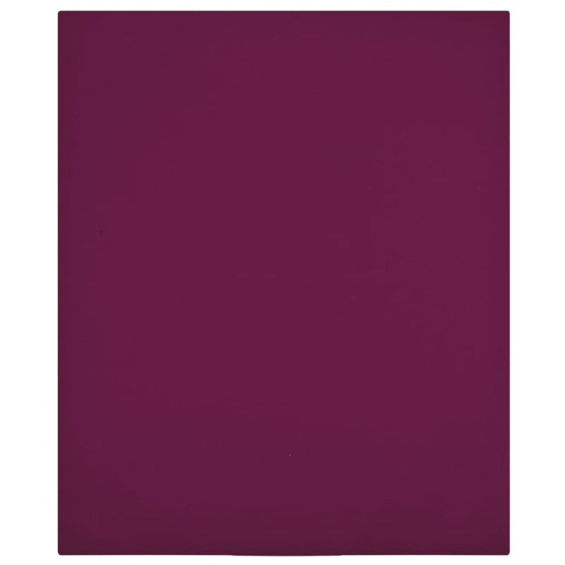 Prześcieradła, 2 szt., bordowe, 160x200 cm, dżersej bawełniany vidaXL