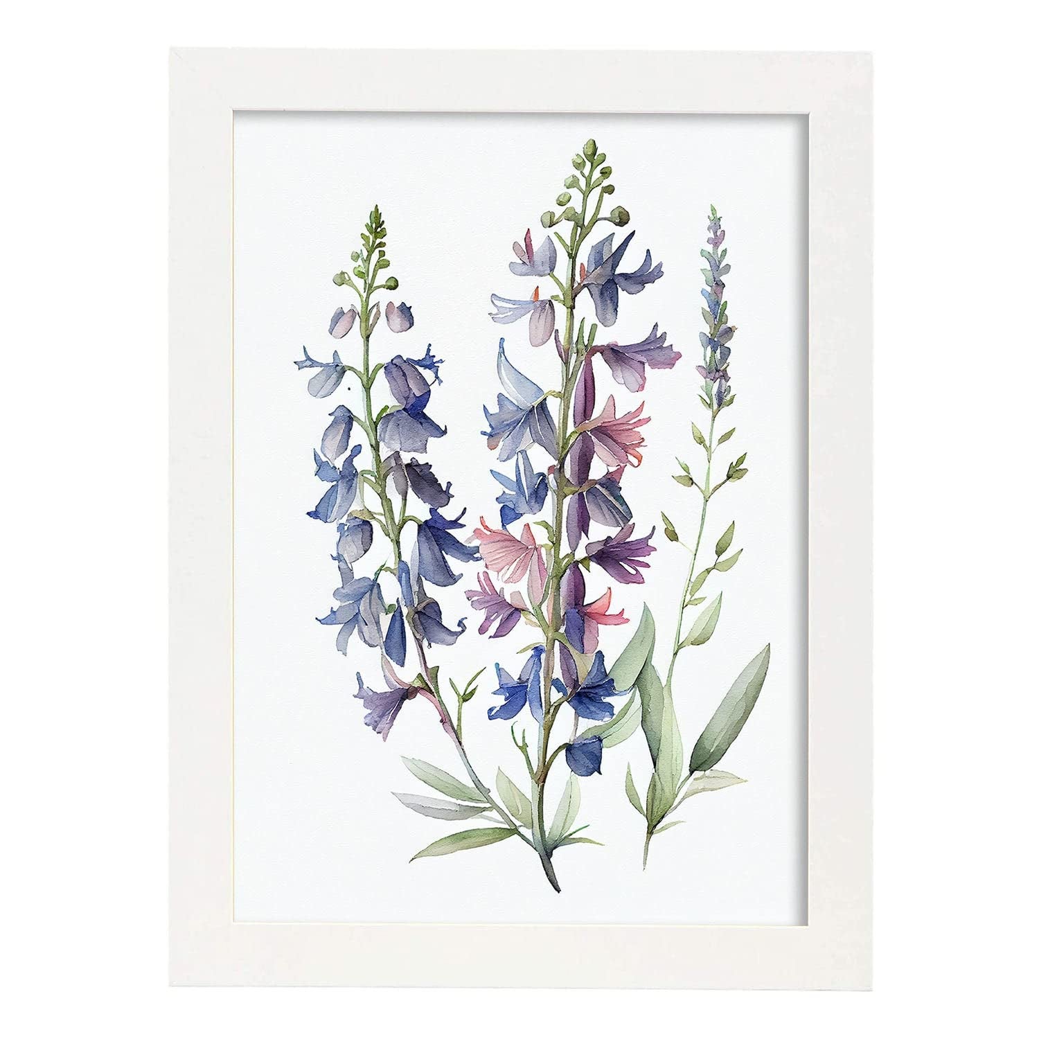 Trépas Affiche Dans Le Style Aquarelle Fleur Plante Botanique ...