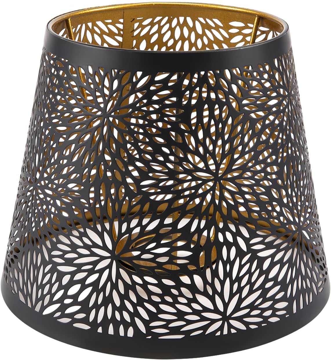 Metalowy klosz - E14 E27 - Z motywem drzewa - Do lamp stołowych i 13 x 19 x 15 cm - Ażurowy design - Do dekoracji sypialni - Noi