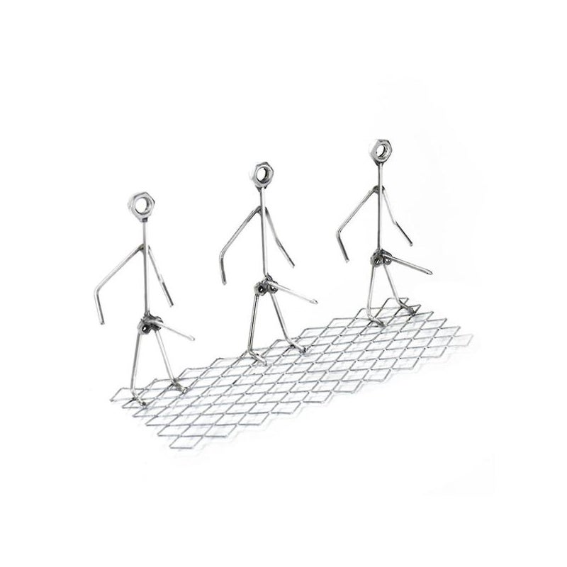 Grill Kille Metal Art Grill Stojak Grill Metal Art do grillowania warzyw, hot dogów, owoców morza, orzechów, trzy typy