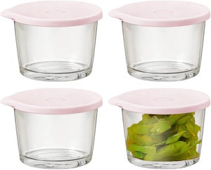 Withosent Set di 6 Barattoli Vetro, 750ml/ 1150ml/ 1500ml Barattoli Cucina con Coperchio di