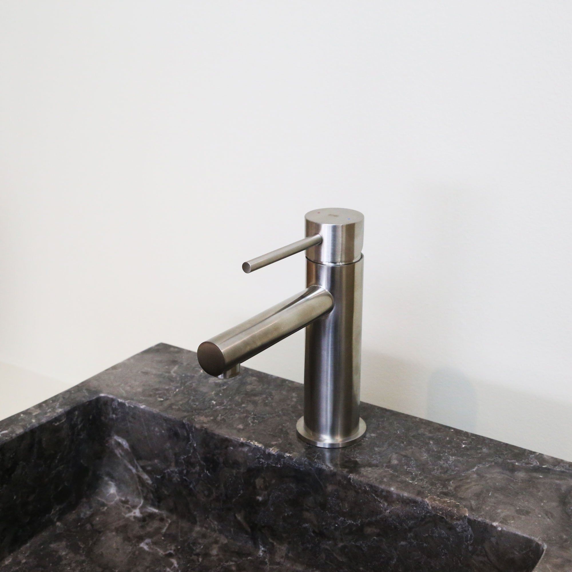 Luisa bateria miedziana umywalkowa niska stal nierdzewna