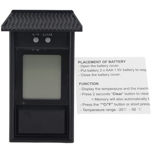 Thermomètre Hygromètre Numérique LCD - Moniteur D'humidité Et Température Pour Maison, Bureau, Incubateur