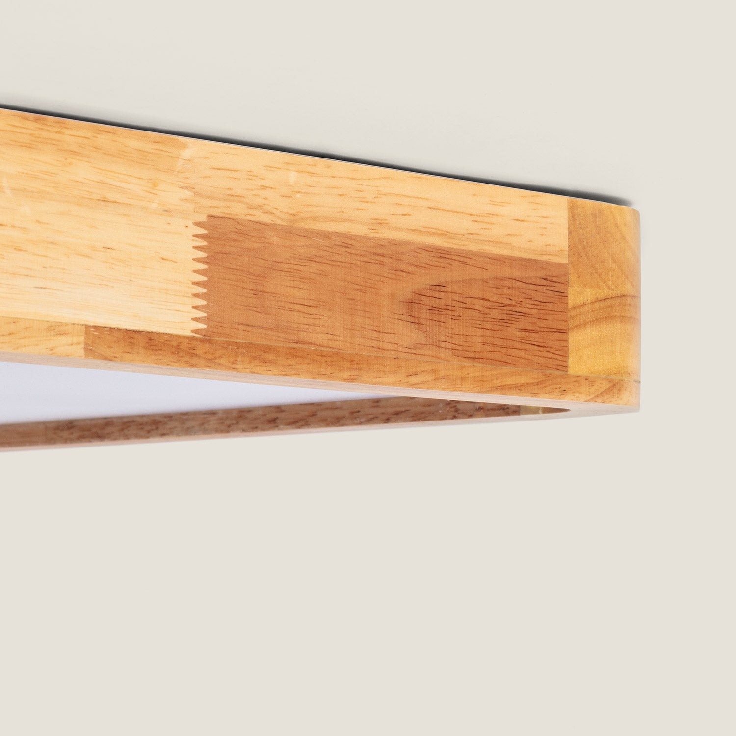 Ledkia - Plafón LED 20W Cuadrado Madera 400x400 mm CCT Seleccionable Kayu, Madera, Madera, IP20, 1500.0lm Bois - 6
