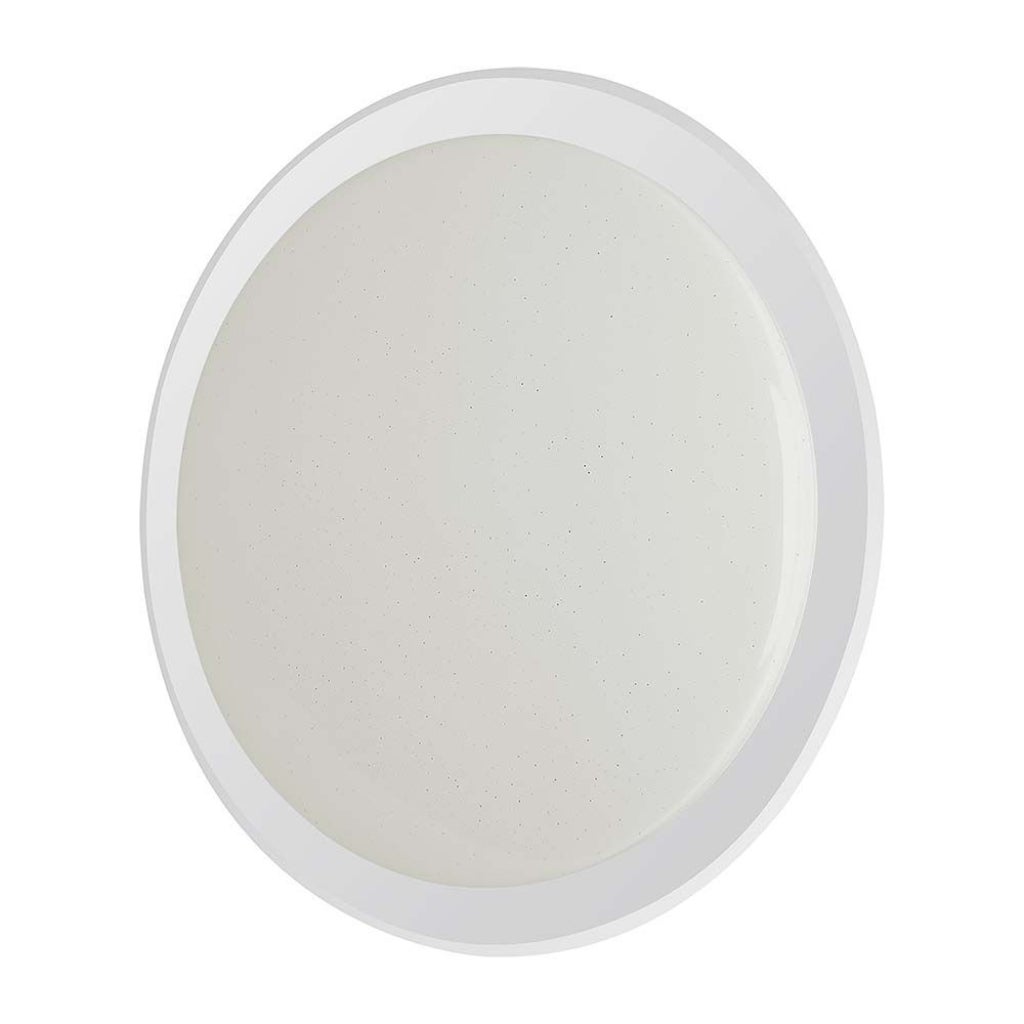 Okrągła lampa sufitowa LED 60 W z pilotem, 3 w 1, zmieniająca kolory, efekt gwiaździsty, śr.: 565 mm, wys.: 75 mm, ściemnialna