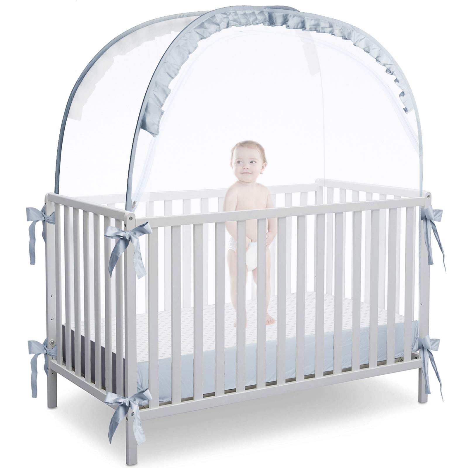 Rete Di Sicurezza Per Culla E Lettino - Tenda Traspirante Anti-caduta, Facile Installazione, Per Asilo E Camera Dei Bambini