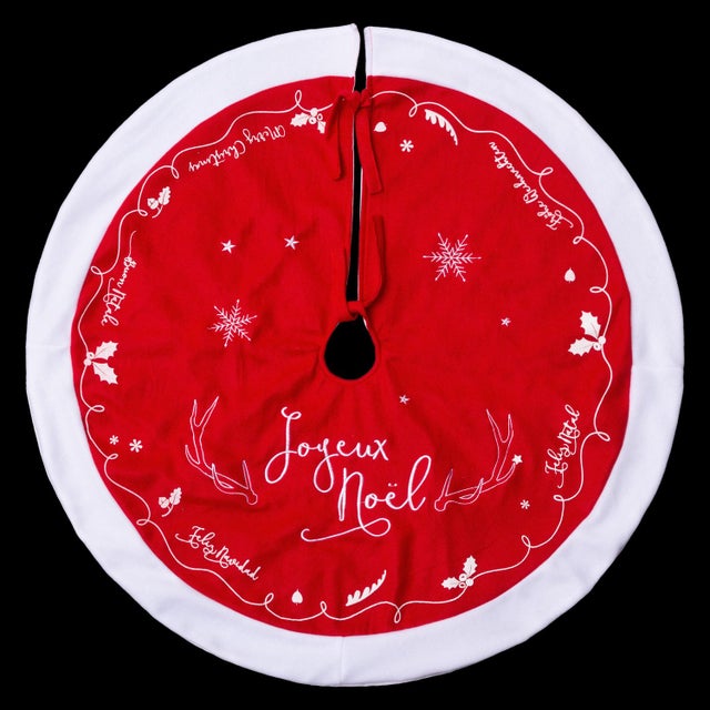 Tapis pour sapin de Noël Traineau - Feutrine