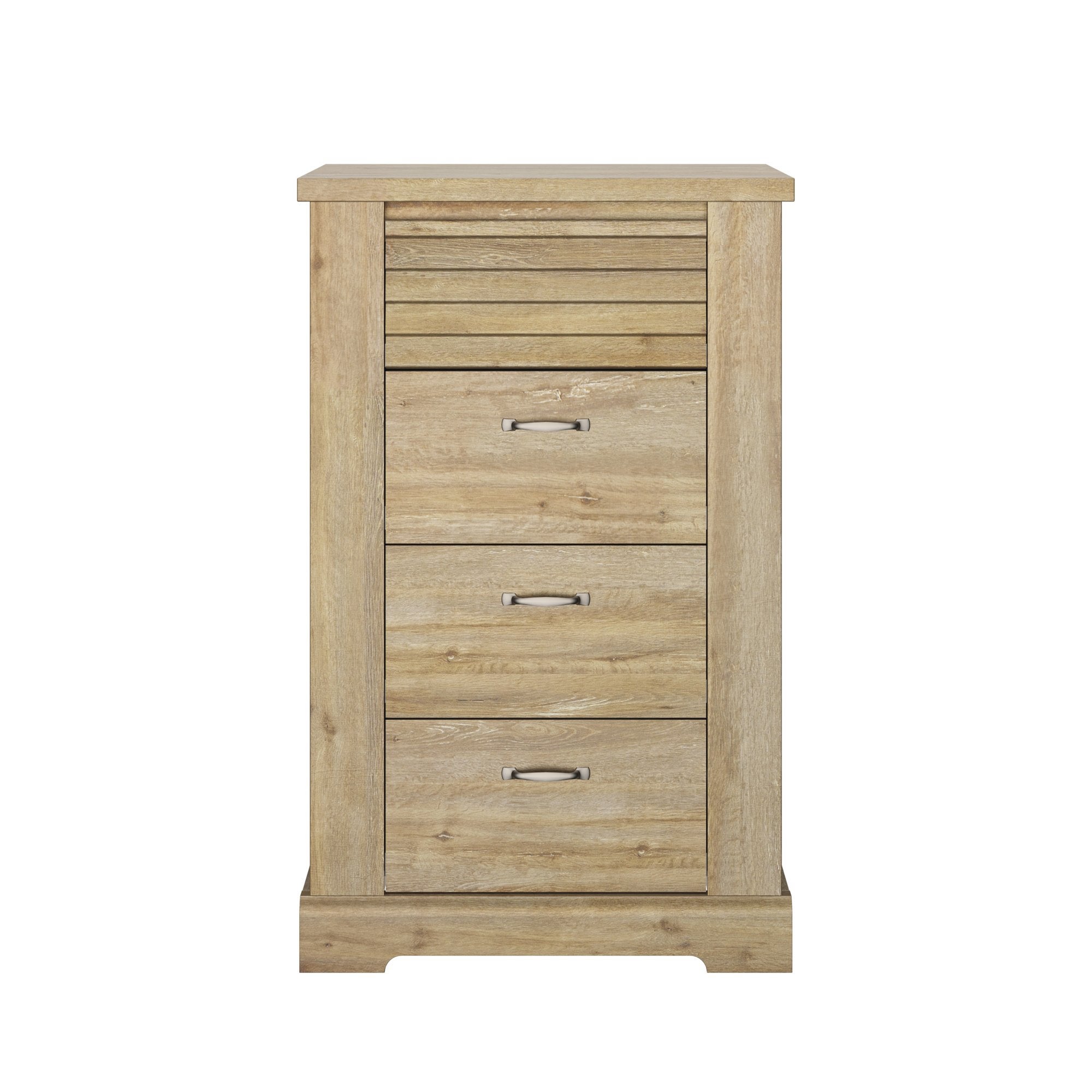 Chiffonnier Nuit 3 Tiroirs Couleur Chêne, 48 Cm Longueur Dalia | Maisons Du Monde