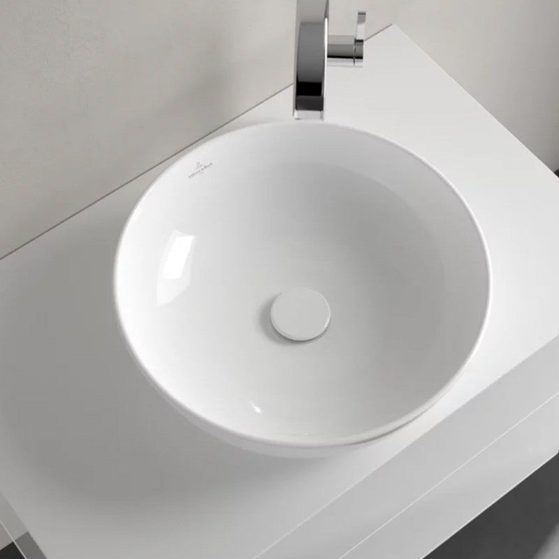 Vasque ronde à poser VILLEROY ET BOCH Artis Blanc CeramicPlus - 6