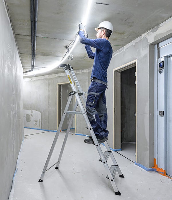 Escabeau 6 marches - Hauteur max. de travail 3.30m - 605206 - 4