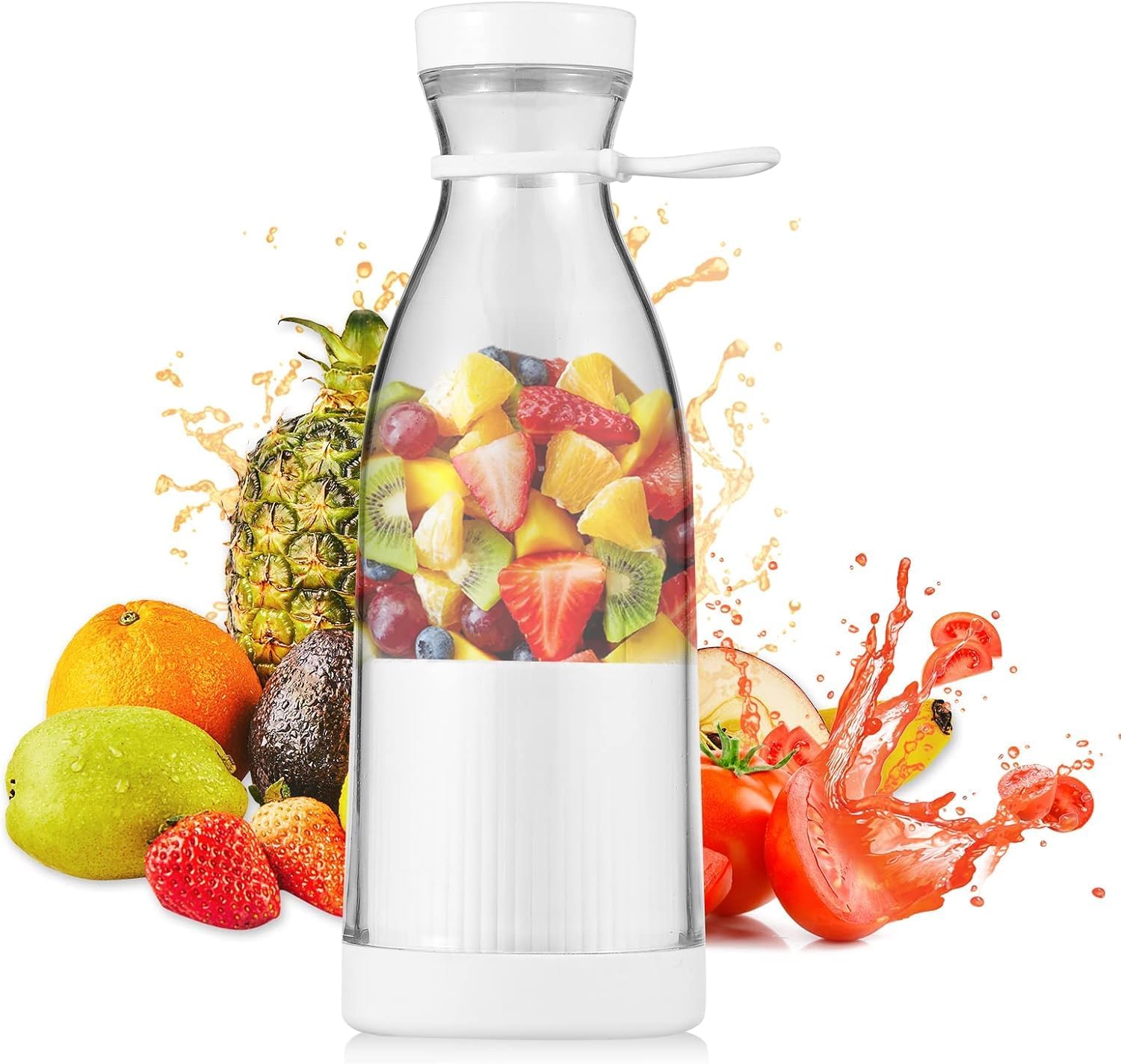 500ML Mixeur Blender, Blender Smoothie Portable Mini Mixeur, Fresh ...