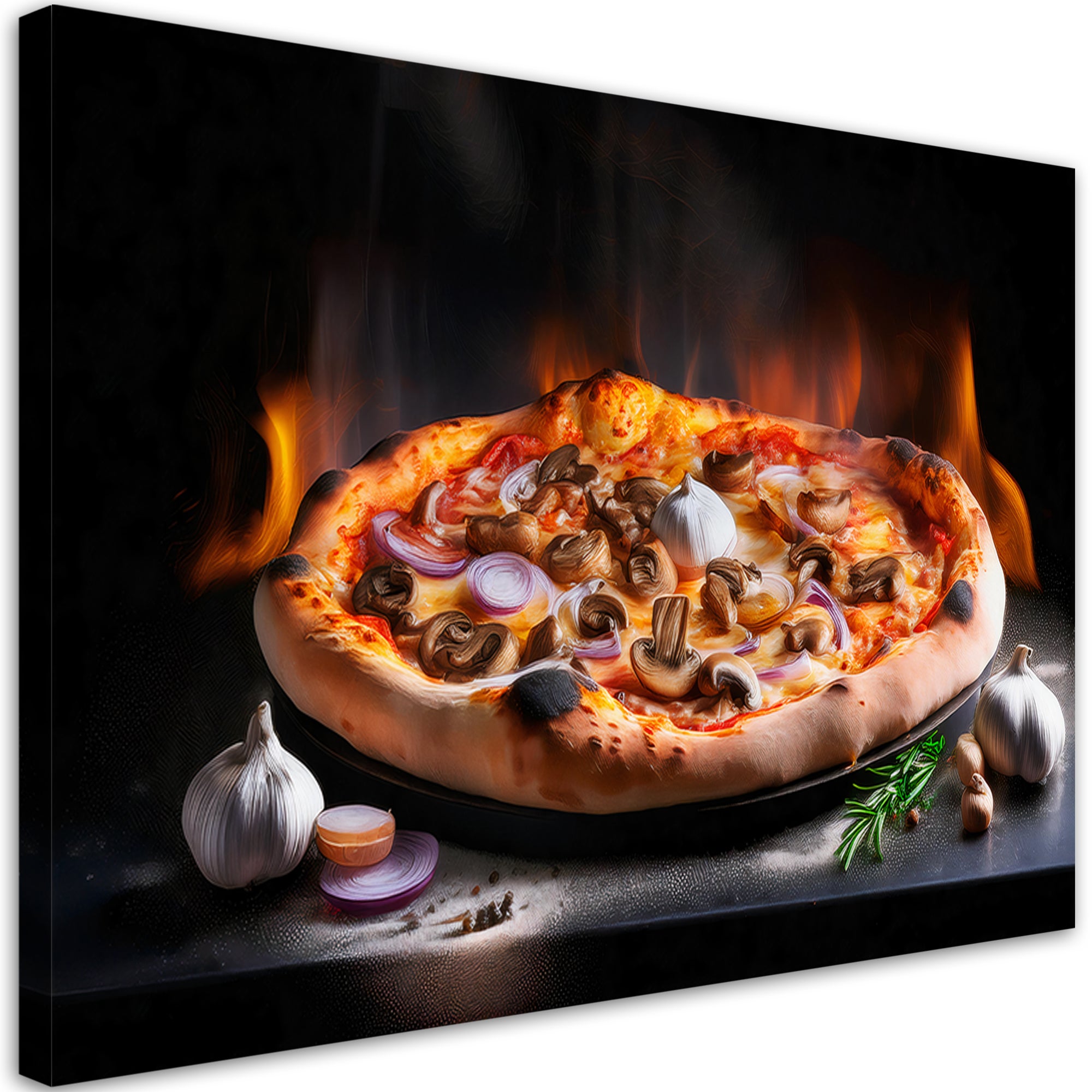 Obraz na płótnie, Pizza Jedzenie Kuchnia Restauracja 100x70